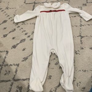 Ralph Lauren velour onesie
